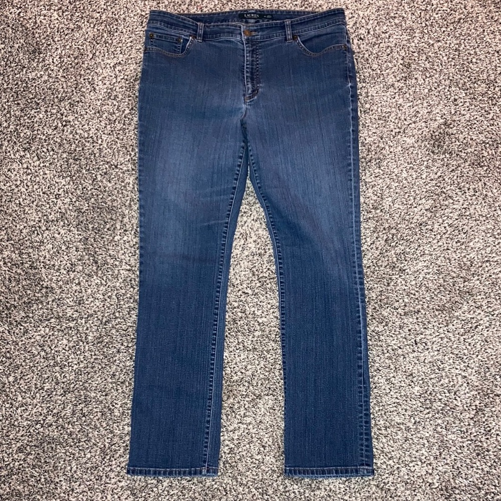 Lauren Straight Jeans Size 16